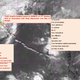 The path of the cyclone.